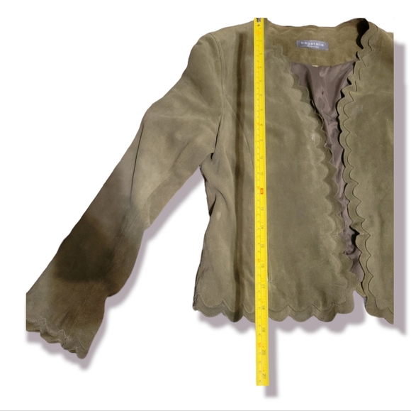 Bagatelle Collection Genue Leather Suede Jacket Coat Blazer - Picture 9 of 9